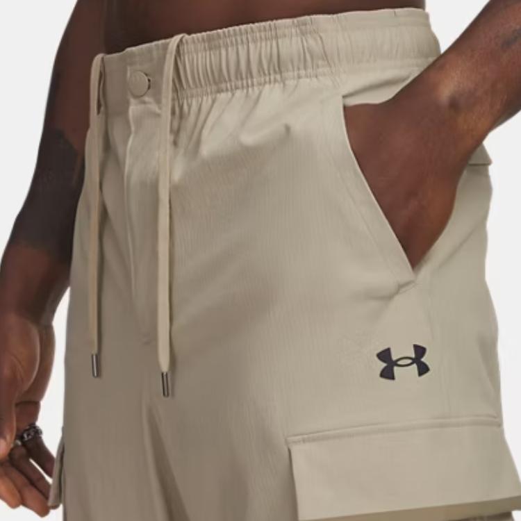 Under Armour Niezwyciężone Teksturowane Tkane Modne Wygodne Codzienne Wszechstronne Spodnie do Pracy Spodnie Męskie 6003862-299