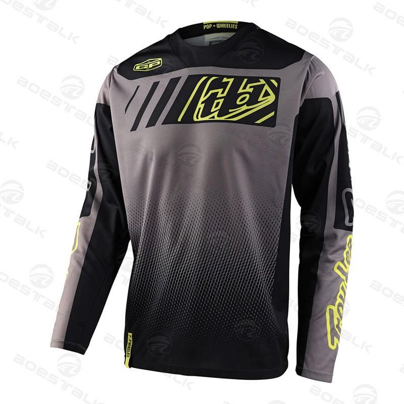 TLD Férfi Kültéri Motocross Kerékpáros Ruházat Lélegző Hosszú Ujjú Speed-down Országúti Hegyi Kerékpározás