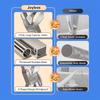 Stainless Steel Folding Retractable Clothes Drying Rack, 42.52-62.99 or 48.43-78.74 Inch, Indoor Outdoor Laundry Use