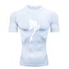 Black Rose  Men's Sports T - Shirt Training Fitness Compression Quick Dry Short Sleeve T - Shirt
