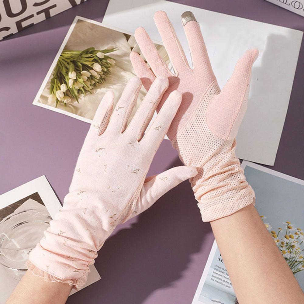 Anti-UV Sun Protection Gloves Mid-length Sleeve Cycling DrivingGloves Outdoor Activities