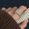 2025 Trend Rings Fashionable For Women Girl Beads Multilayer Wide Punk Bohemia Open Jewelry Luxury Party Gift Accessories