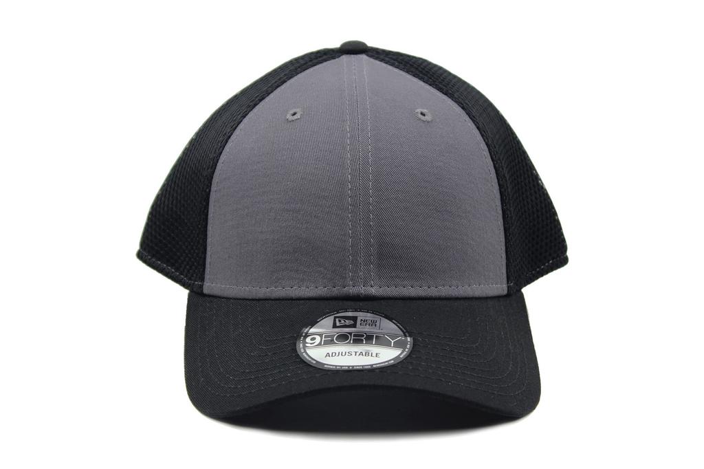 New Era 9FORTY Mesh Snapback Cap (Charcoal/Black)