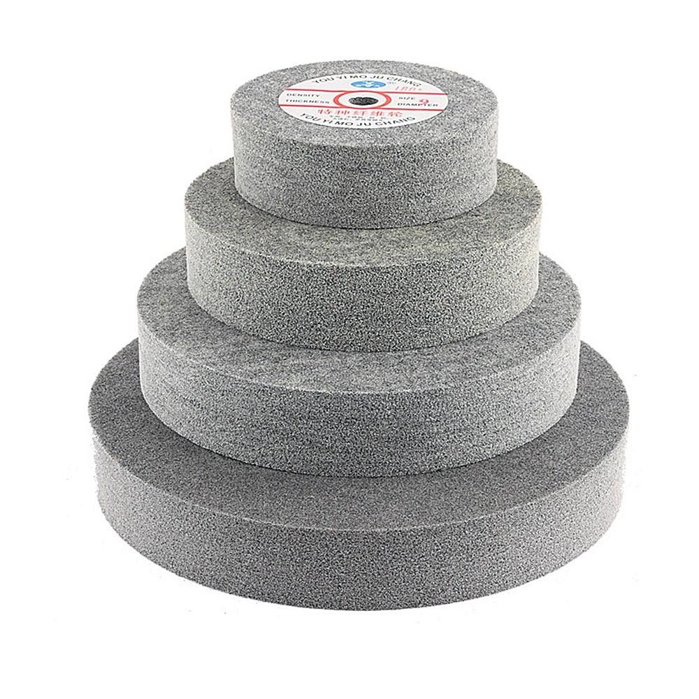 Metal Polishing Wheel 150*25mm Non-Woven Abrasive Disc Nylon Fiber 5P/7P/9P Options 120# 180# 240# 320# for Polishing Operations
