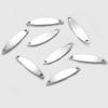 10pcs/lot Gold Stainless Steel Oval Blank Bar Hand Stamping Tags Connectors Bar For Jewelry Making Engraved DIY Making Bracelet