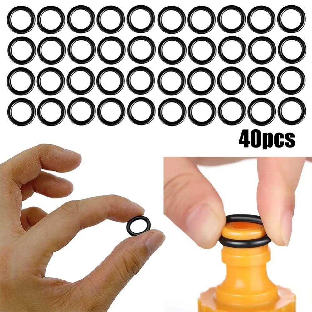 40Pcs/Set High Pressure O Ring Set Quick Disconnect Durable Washer Cleaner O-Ring 1/4 M22 3/8 Rubber Washer Seal Connector Tools