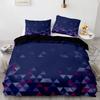 Geometric Pattern Down Comforter Set Bedding Set 3-piece Coverlet Set
