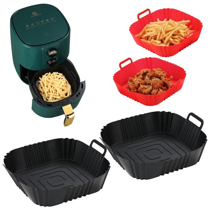 Silicone Insert for Air Fryer Square 17.5cm Baking Pan