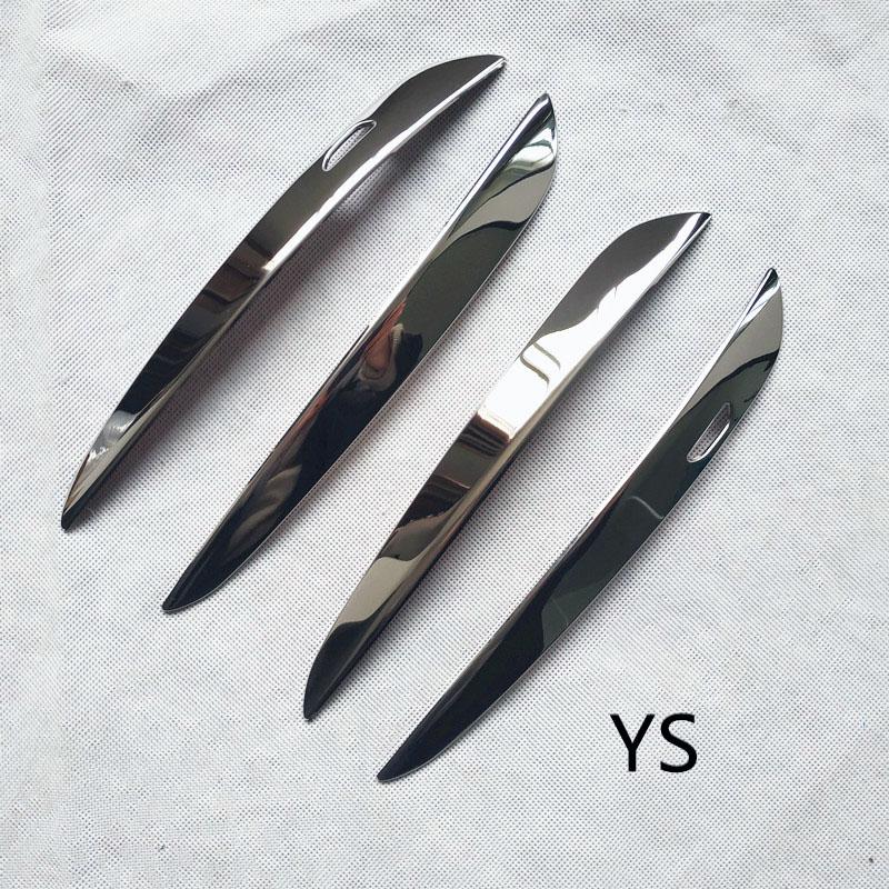 Door Handle Cover Metal Trim for Mazda 3 Mazda3 Axela Hatchback Sedan   Car Styling Accessories 4 Pcs