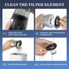 Car Vacuum Portable Cordless, Handheld Car Vacuum Cleaner High Power for Wet and Dry, USB Rechargeable Lightweight Cordless Vacuum, 0.45L Capacity