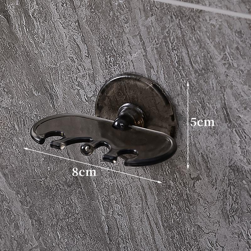 

Creative Toothbrush Holder, Non Perforated Wall Mounted Storage Rack, Bathroom Supplies