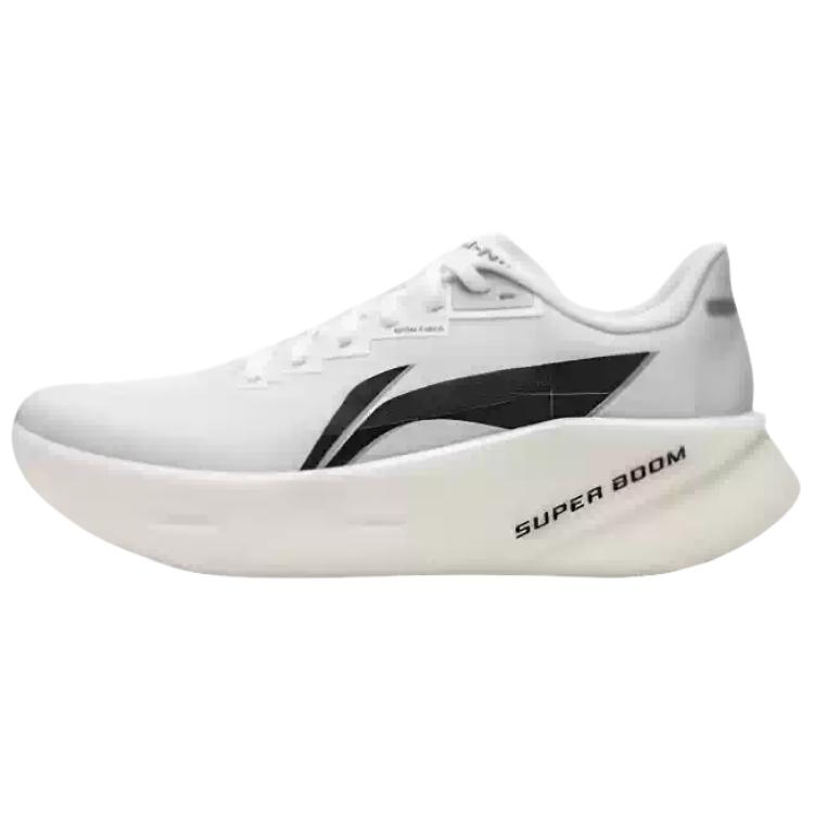 Li Ning Super Shadow PRO Модный тренд Устойчивые к истиранию Нескользящие Низкие Повседневные Беговые кроссовки Мужские Белый ARBW003-30 39