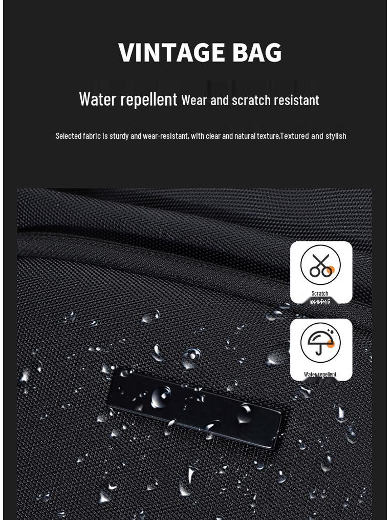 Japanese Style Men's Lightweight Minimalist Crossbody Bag - Trendy, Large Capacity Multi-compartment Niche Shoulder Bag