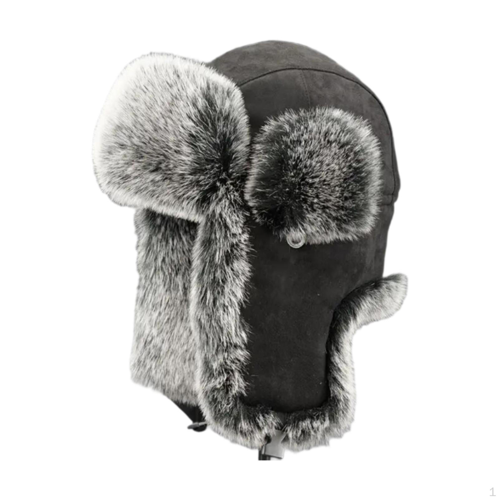 

Trapper Hat for Men Cap Running Camping Hiking Ski Outdoor чёрный