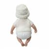 Lebensechte 8 Zoll Mini Reborn Babypuppen LouLou Realistisch Aussehend Super Weich Vollmassiv Silikon Neugeborenenpuppen Lebende Babypuppen für Mädchen Kinder Weihnachtsgeschenke
