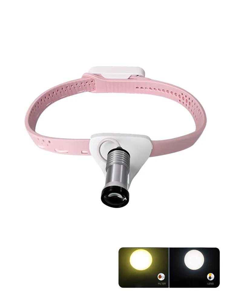 Wireless 5w headlamp, brightness adjustable