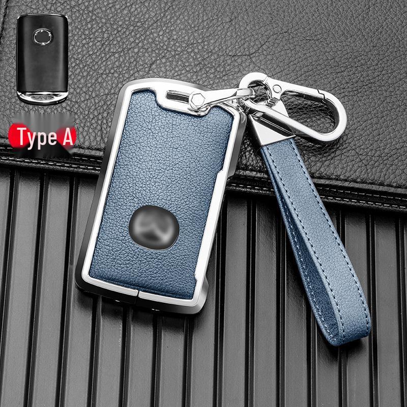 Multi-Color Full-Cover Metal Key Case for 2021+ Mazda CX-30, CX-5, Axela