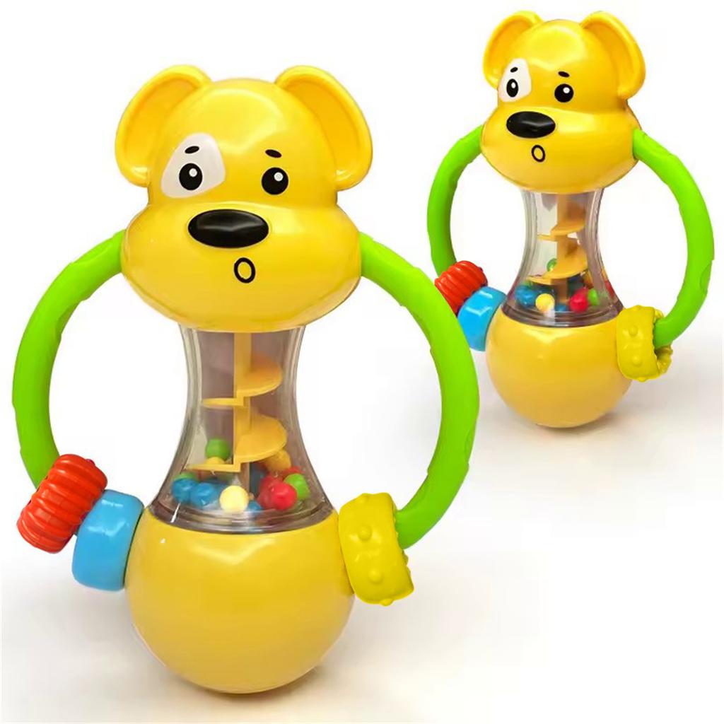 Baby Rattles Toys 0 12 Months Sensory Grasp Toys Hand Bell Activity Cute Animal Rattles For Infants Gifts