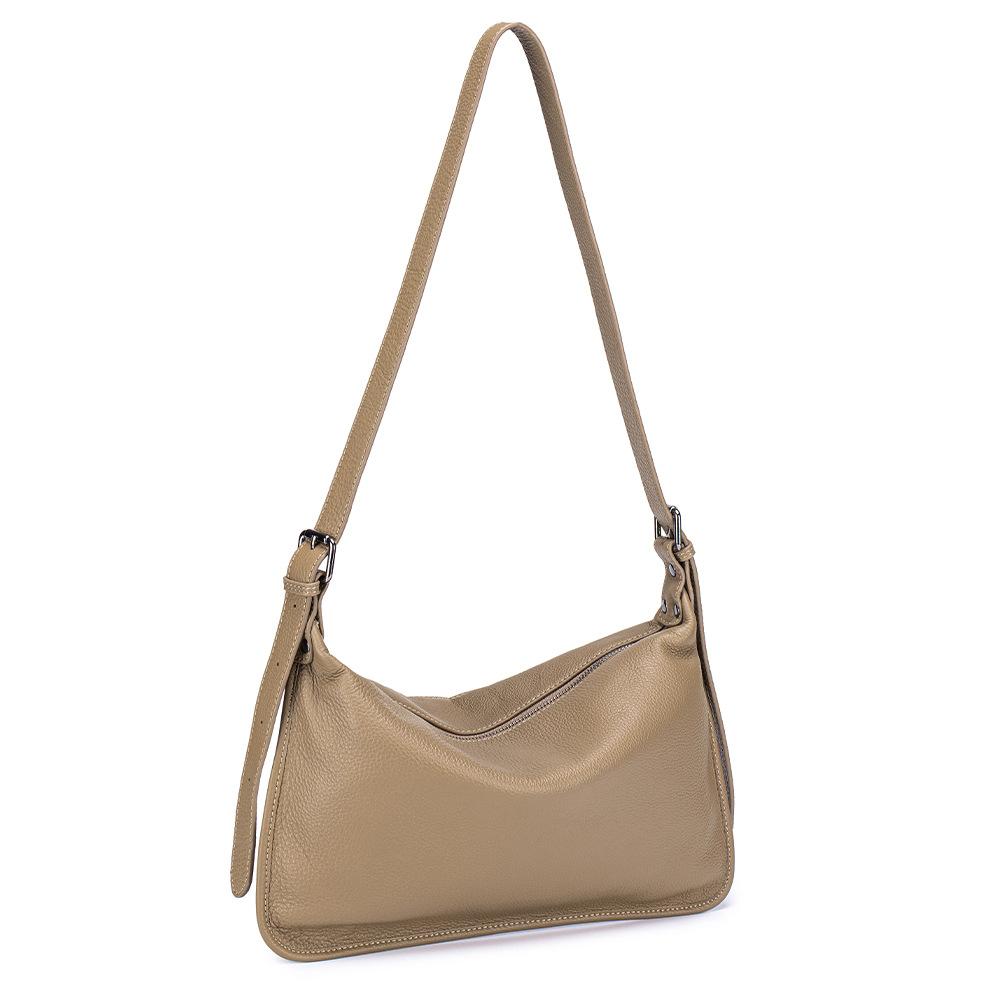 Korean-style single-shoulder bag with cowhide texture, underarm crossbody bag, large-capacity commuter handbag