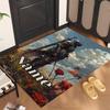medieval knight (1) Personalized name Office Carpet Stylish Decor for Living Room Bedroom Kitchen