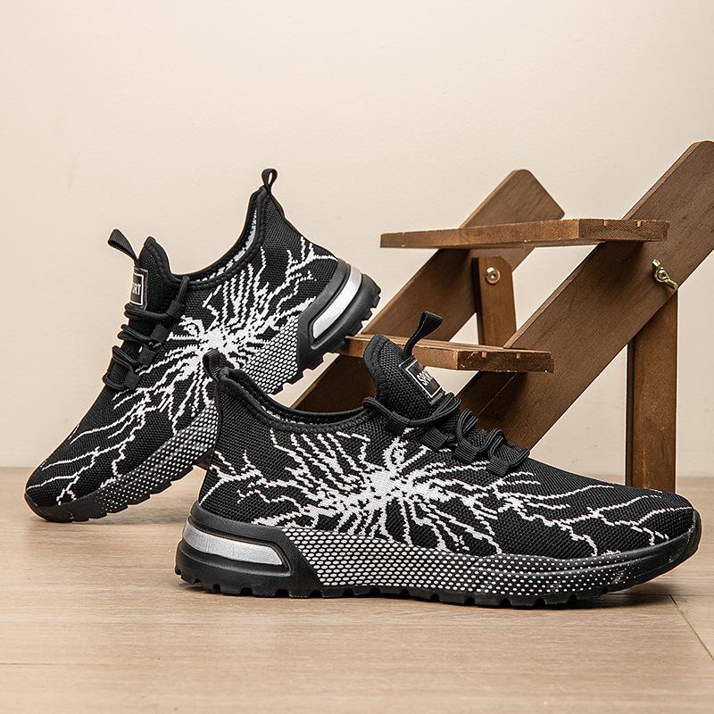 

Один педаль легкая сетка дышащая повседневная обувь эластичная мягкая подошва спортивная обувь обувь для путешествий весна и осень уличная мужская обувь 45 чёрный