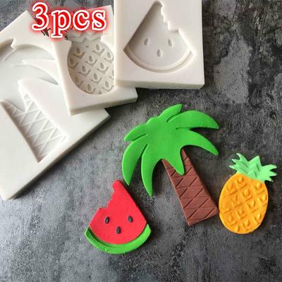 3D Silicone Mold Coconut Trees DIY Baking Cake Mold Chocolate Mold Fondant Mold