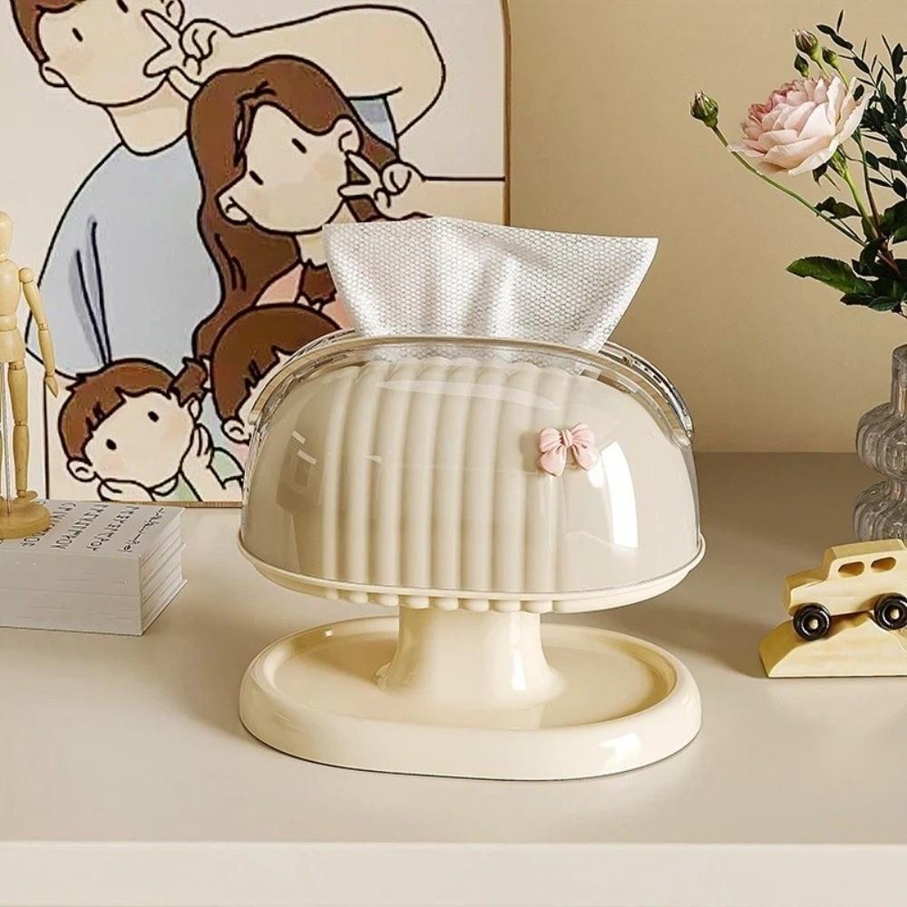 With Shelf Paper Towel Case Dust-Proof Napkin Holder Paper Towel  Dispenser  Office