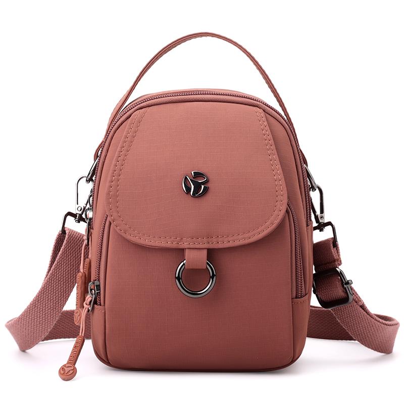 Mobile Phone Bag Mother Shoulder Bag Women's Small Handbag Solid Color Crossbody Bag