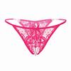 Open Panties Female Interest Temptation Lace Low Waist Ultra-thin Transparent Mesh Sexy Hot Women's Thong Open Crotch