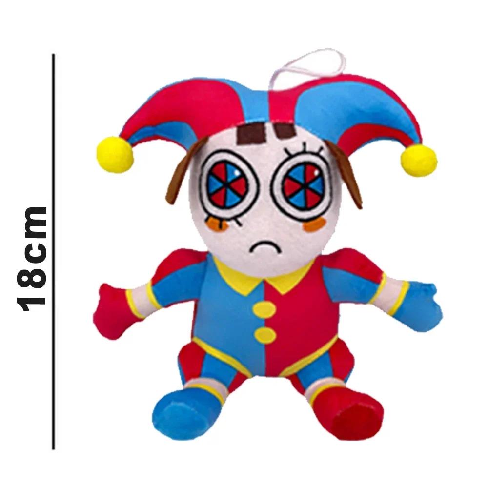 New Styles The Amazing Digital Circus Pomni Jax Plush Toy Anime Cute Theater Rabbit Doll Cartoon Clown Christmas Kids Gifts