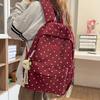 Large Capacity Polka Dot Backpack Dual-Shoulder School Bags Travel Backpack  Students