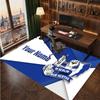 Hertha BSC Niestandardowy Dywanik z Kryształowego Aksamitu, Personalizowany Nadruk z Nazwą, Miękka Mata Podłogowa Antypoślizgowa z Logo Piłkarskim, Dekoracja Domu, Prezent