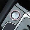 40mm Pink Bling Diamond Car Engine Start Stop Button Ring Sticker Decoraion Kit