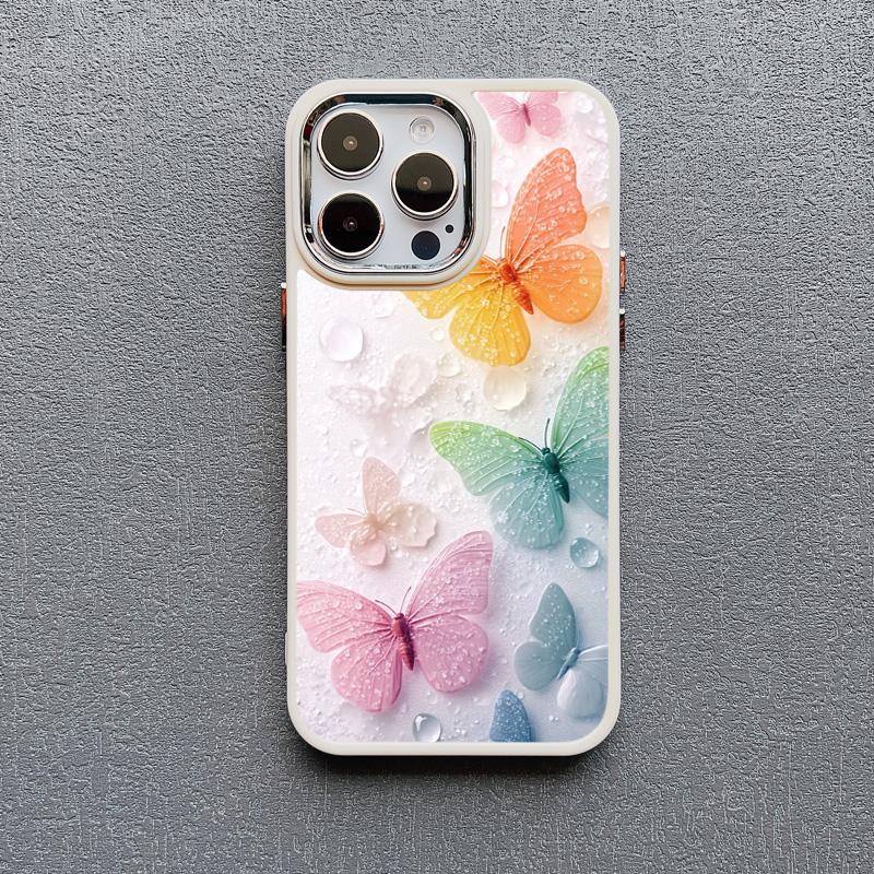 Variety Colorful Butterfly Silicone Phone Case For IPhone 14 15 16 Pro Max Plus 11 12 13 Pro Max X XS XR 7 8 Plus SE2 Back Cover