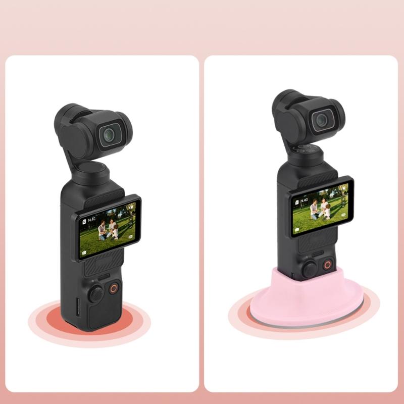 Adjustable Silicone Camera Holder Desktop Mount for Pocket 3 Cameras Stable For Vloggings Content Creation