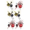 Solar-Powered Hanging Garden Light Decorative Outdoor Figurine Light Metal Flying Insect Hanging Lamp for Housewarming Gift