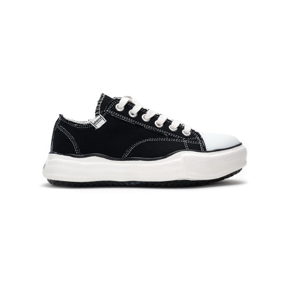 Skono Grunge Canvas Sneakers / Black