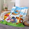 1pc,Winnie the Pooh and Friends Easter Egg Hunt Blanket Soft Throw for Home Decor, Couch Cover, Outdoor Use, Travel