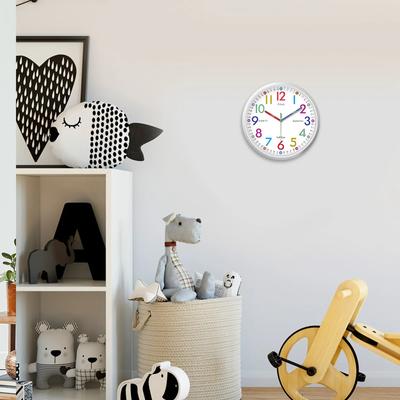 8 Inch Silent Quartz Wall Clock for Living Room Bedroom Kitchen Home Decoration Holiday Gift No Battery Included