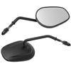 Aluminum Rearview Mirror Harley-Davidson Sportster 883 Custom Bike Chrome Black Vintage Style Motorcycle Side