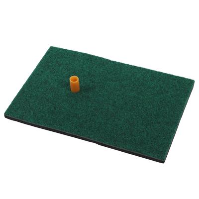 30x20cm Golf Swing Practice Mat Golf Indoor Hitting Mat Artificial Lawn Grass Pad with Tee