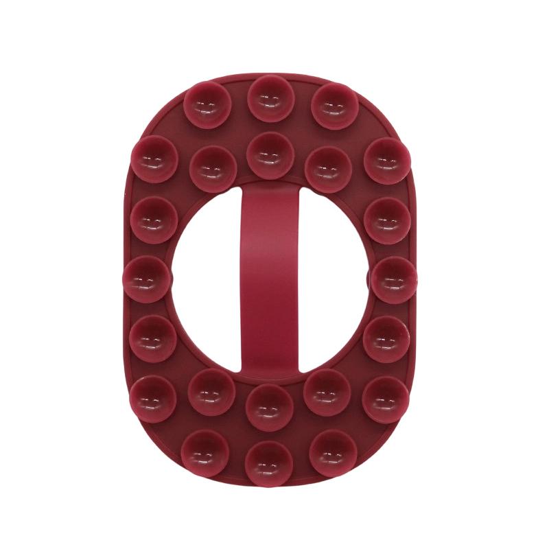 Double Side Silicone Pad For Mobile Phone Fixture Suction Cup Backed Adhesive Silicone Rubber Sucker Pad For Fixed Pad