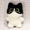 20Cm Soft Siamese Cat Stuffed Plush Toy Orange & Black Kitten Animal Doll Cute Birthday Gift For Kids
