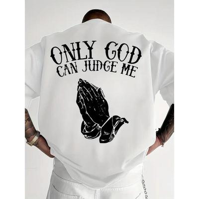 Only God Can Judge Me Graphic Tee for Men