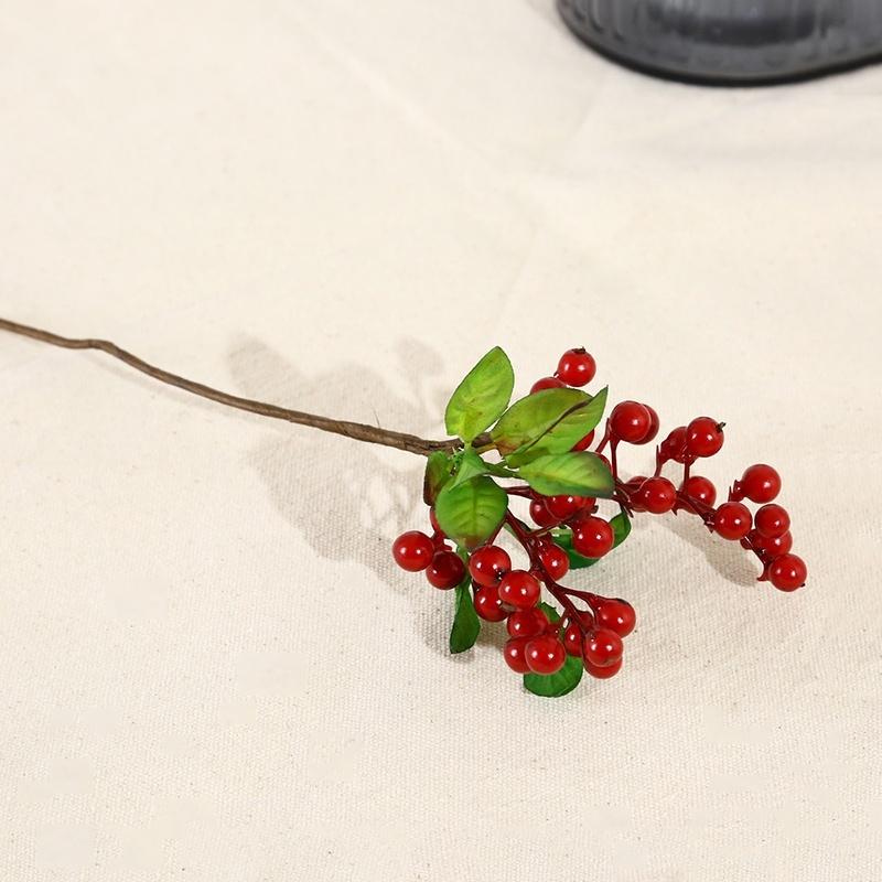 3τμχ Διακόσμηση Γάμου Τεχνητά Μούρα Προσομοίωσης Λουλούδια Φρούτα Διακόσμηση Σπιτιού