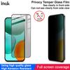 For Honor X6c 4G Glass IMAK Privacy Temper Glass Full Screen Coverage Film
