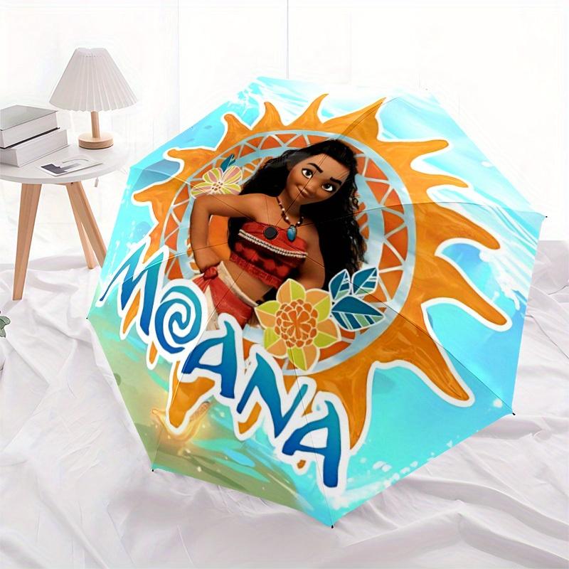 1pc Moana, Ocean Adventure Automatic Umbrella Durable Iron Frame & Plastic Handle,Gift for Men & Women, Sturdy Construction Yy250821054