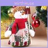 Christmas Santa Snowman Reindeer Desktop Decor With Fabric Material For Holiday Tabletop Display
