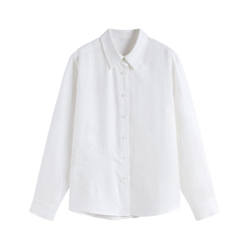 Niche Design Embroidered Chinese Style Women's Autumn Shirt Jacket