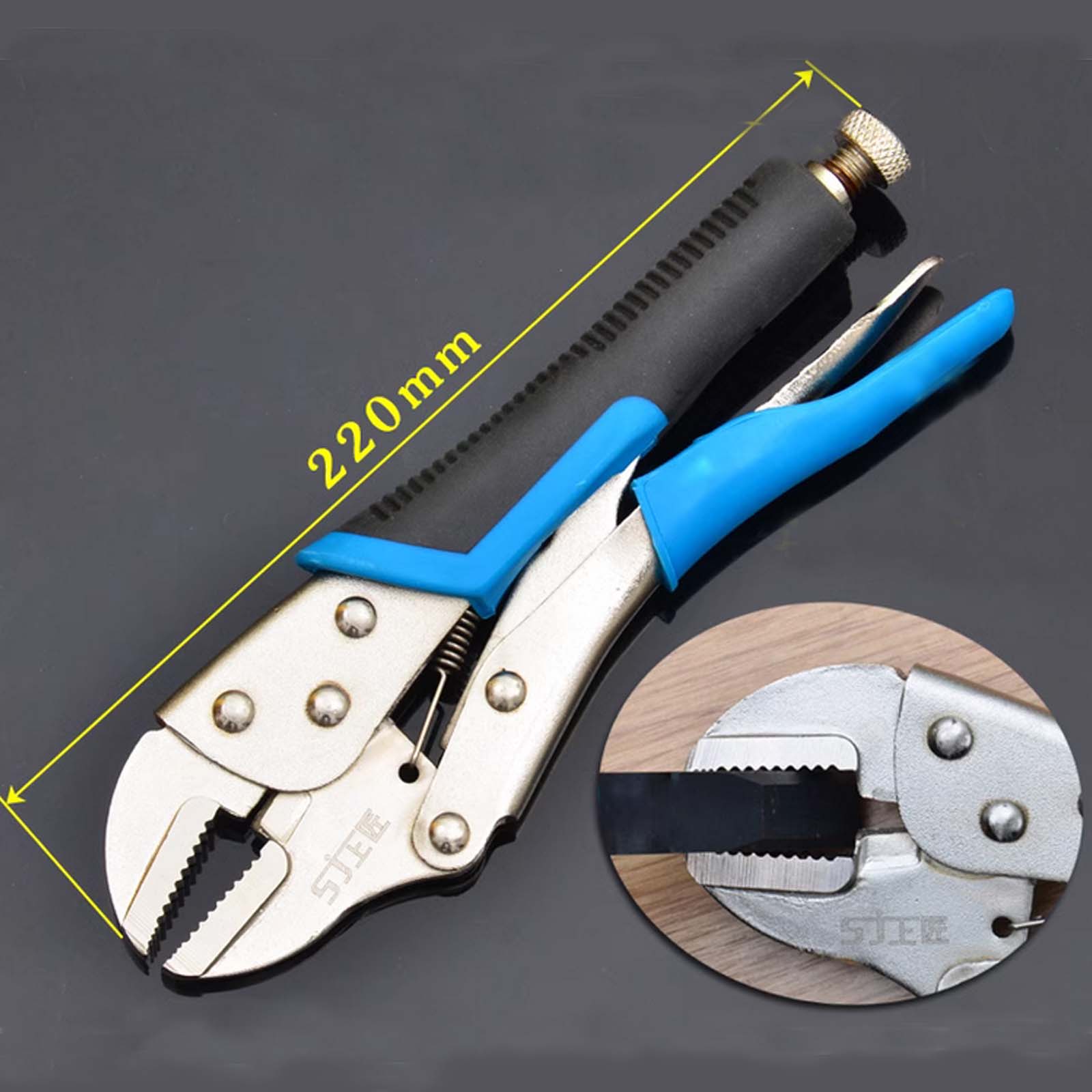 10 Inch Flat-Mouth Pliers, Adjustable Opening Straight-Mouth Clamping Pliers China Mainland